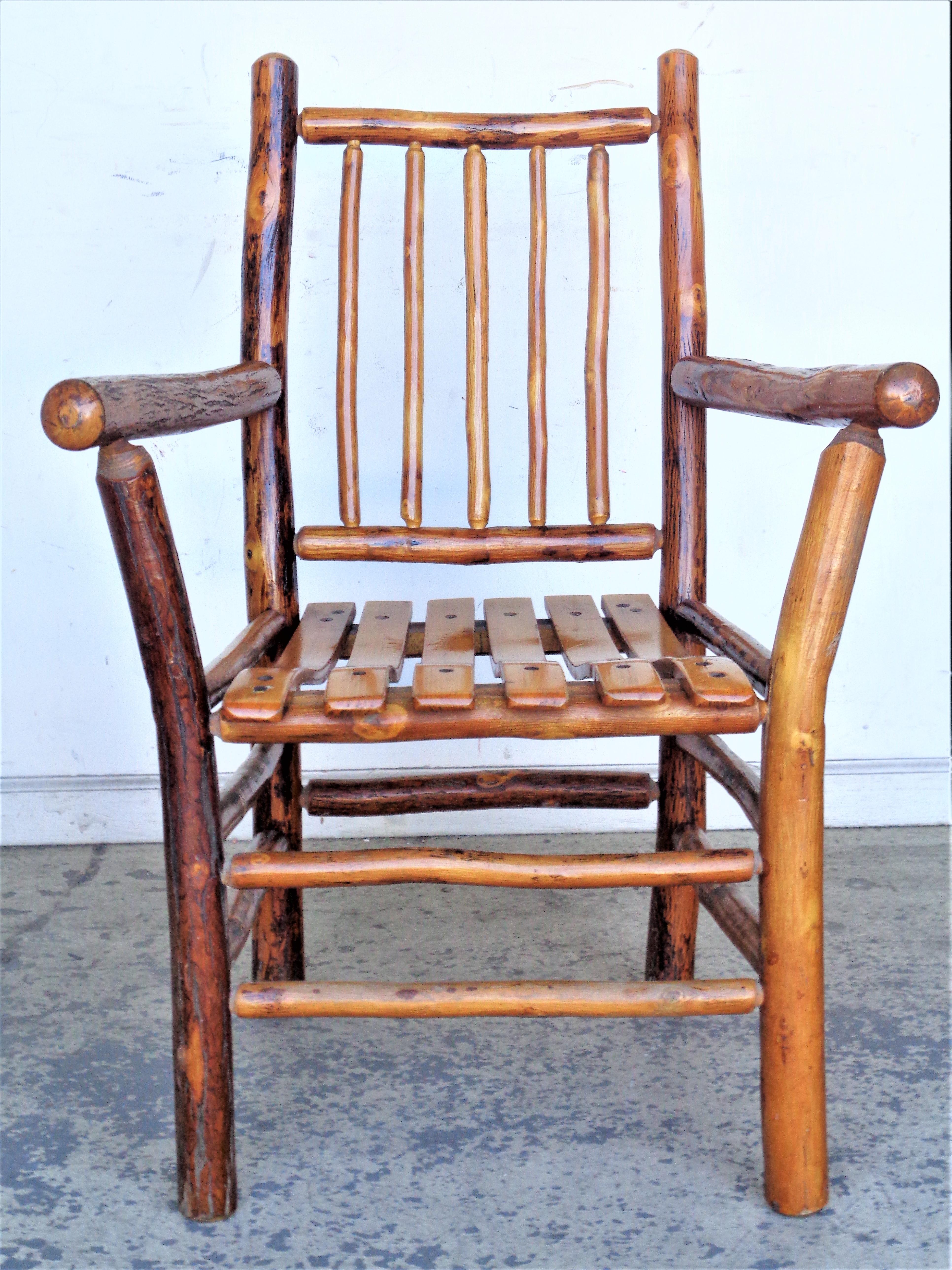 American  Old Hickory Armchair, 1930 -1940