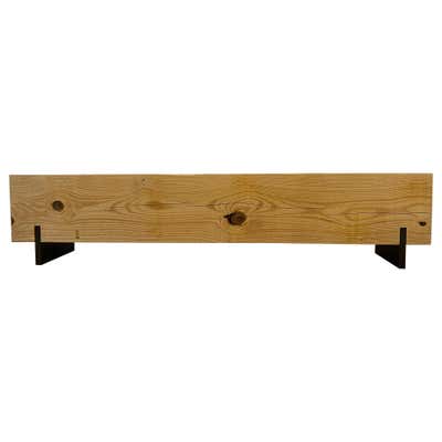 Concrete and Timber Snug Outdoor Bench 120cm wide For Sale at 1stDibs