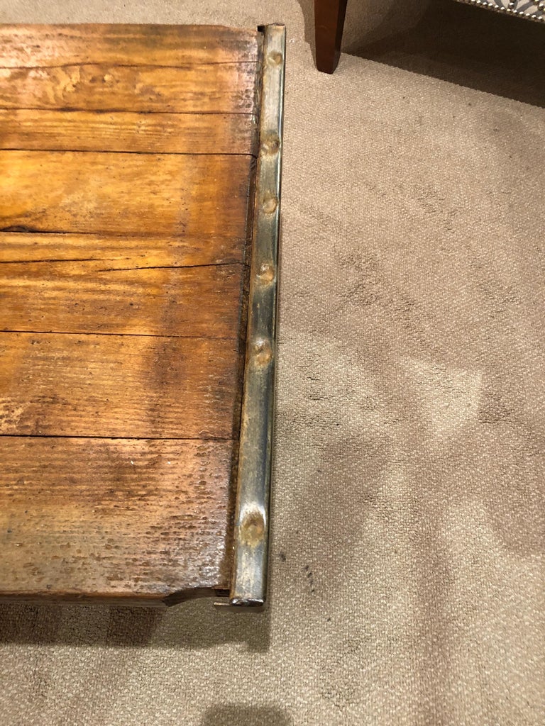 Rustic Industrial Belgian Pallet Coffee Table For Sale At