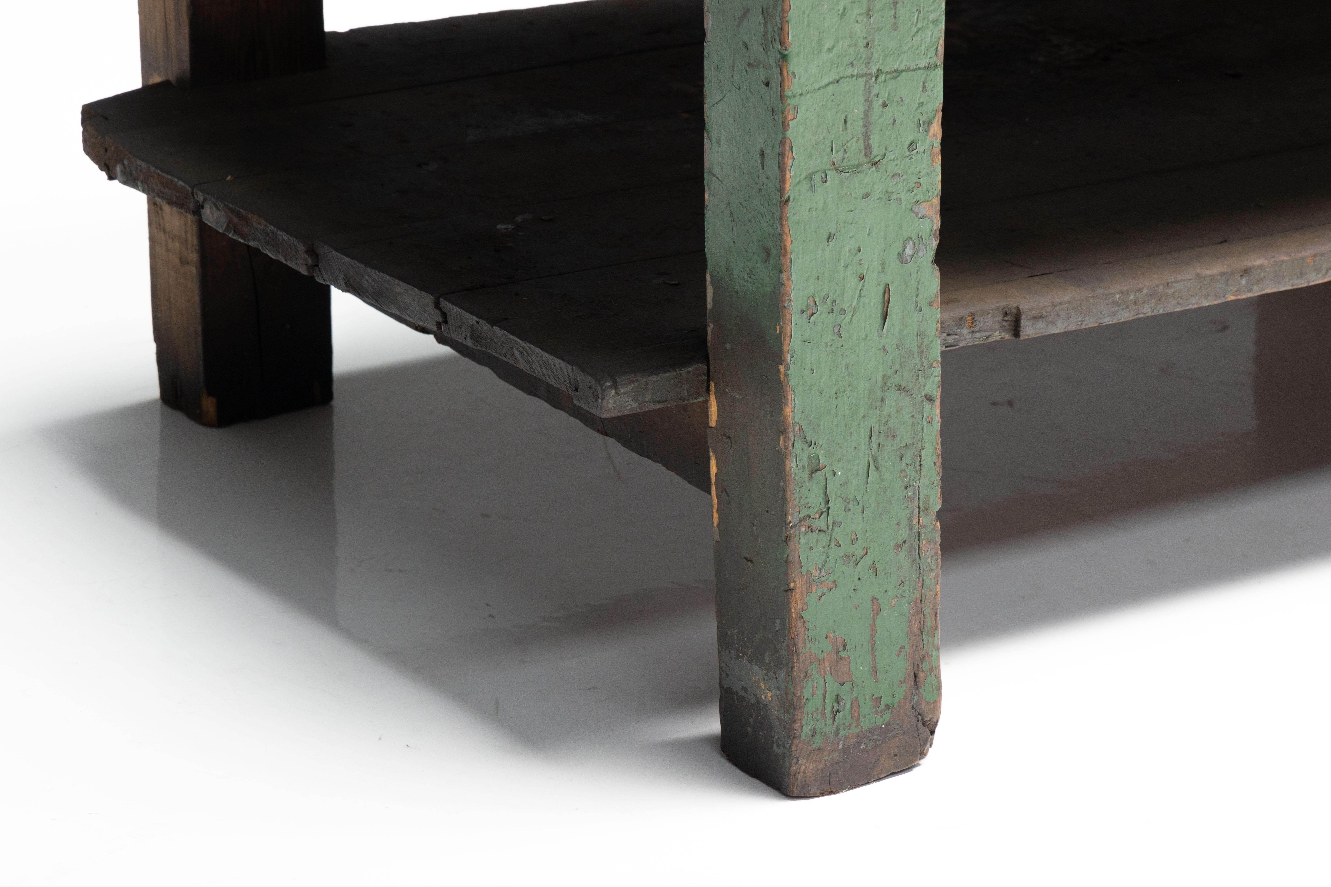 Rustic Industrial Workbench, France, Early 20th Century For Sale 10