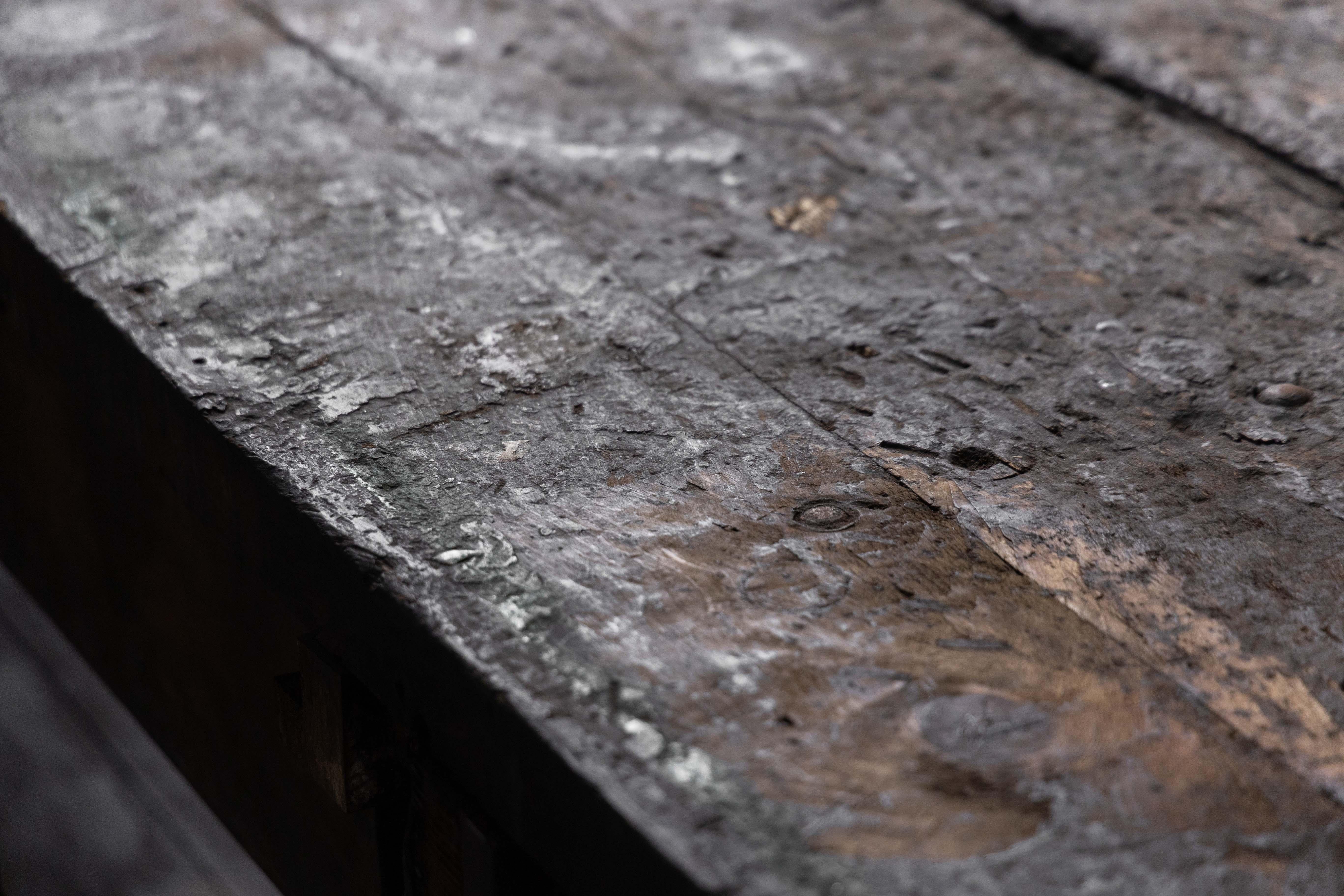 Rustic Industrial Workbench, France, Early 20th Century For Sale 1