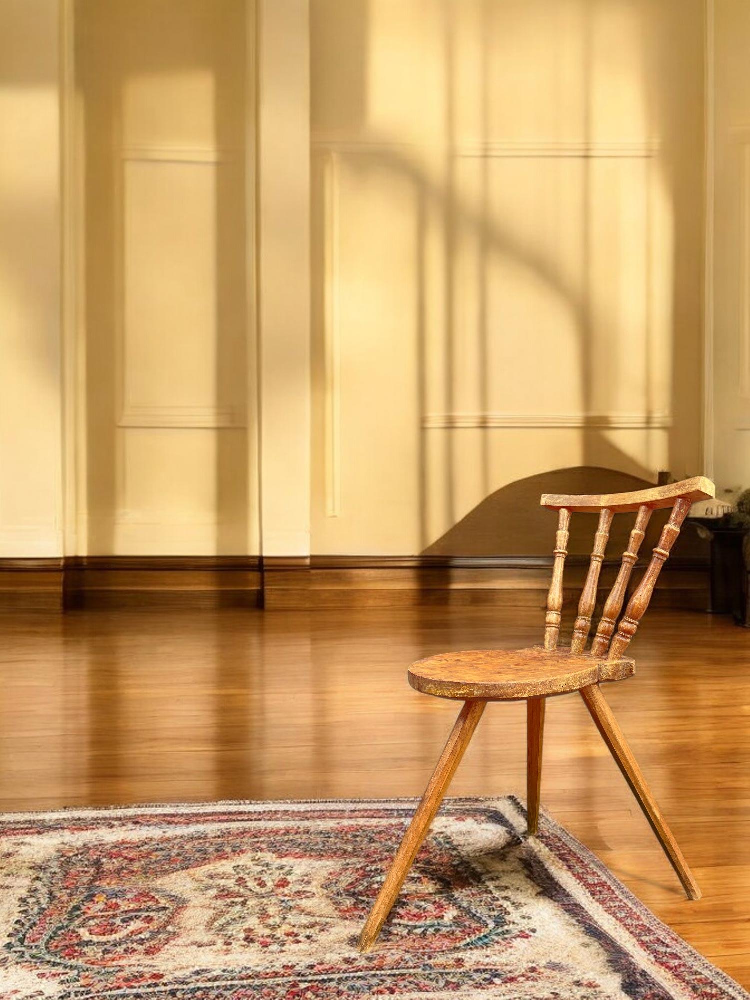 Silla rústica alpina italiana en venta 3