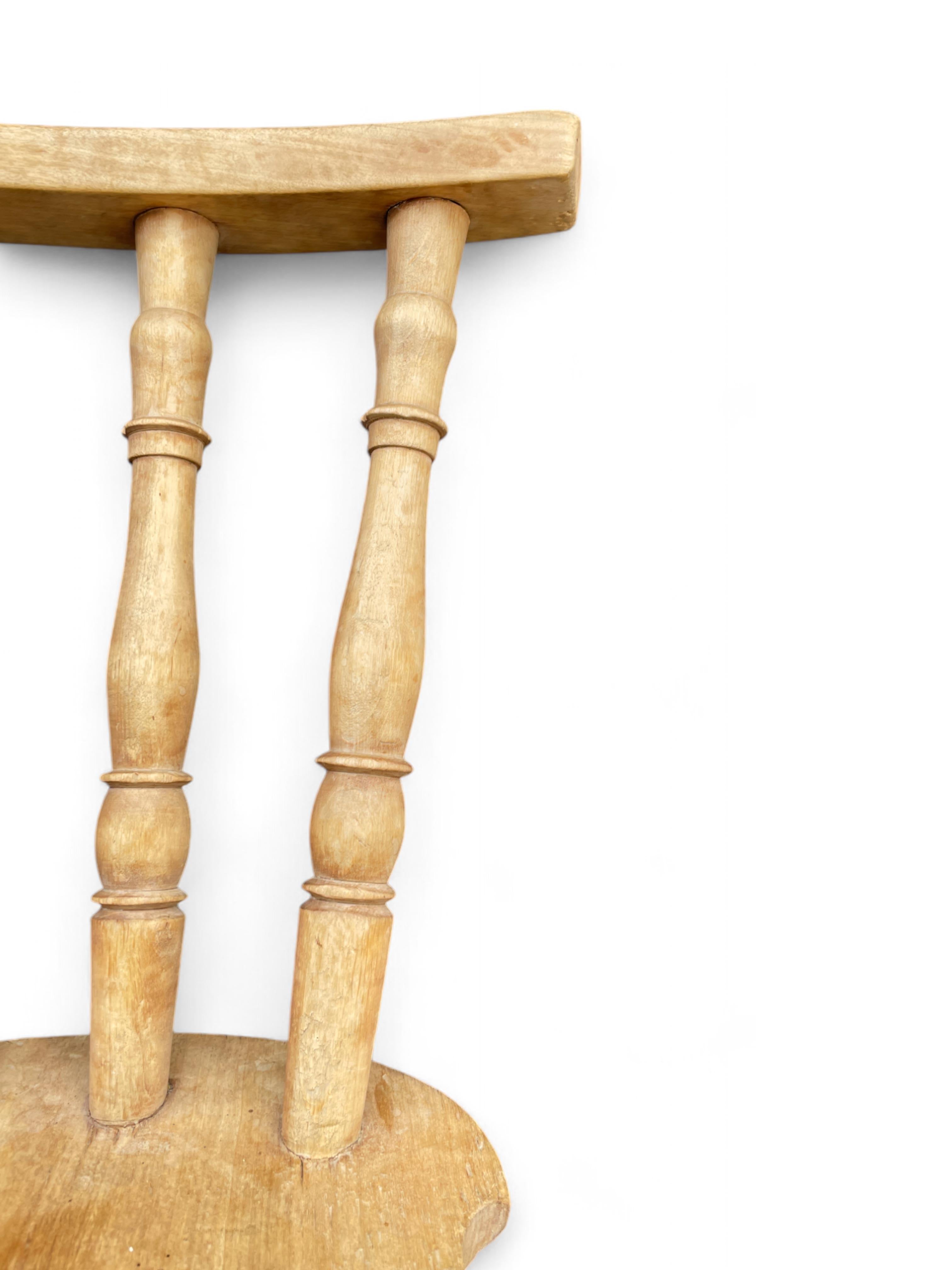 Chaise alpine rustique italienne en vente 4