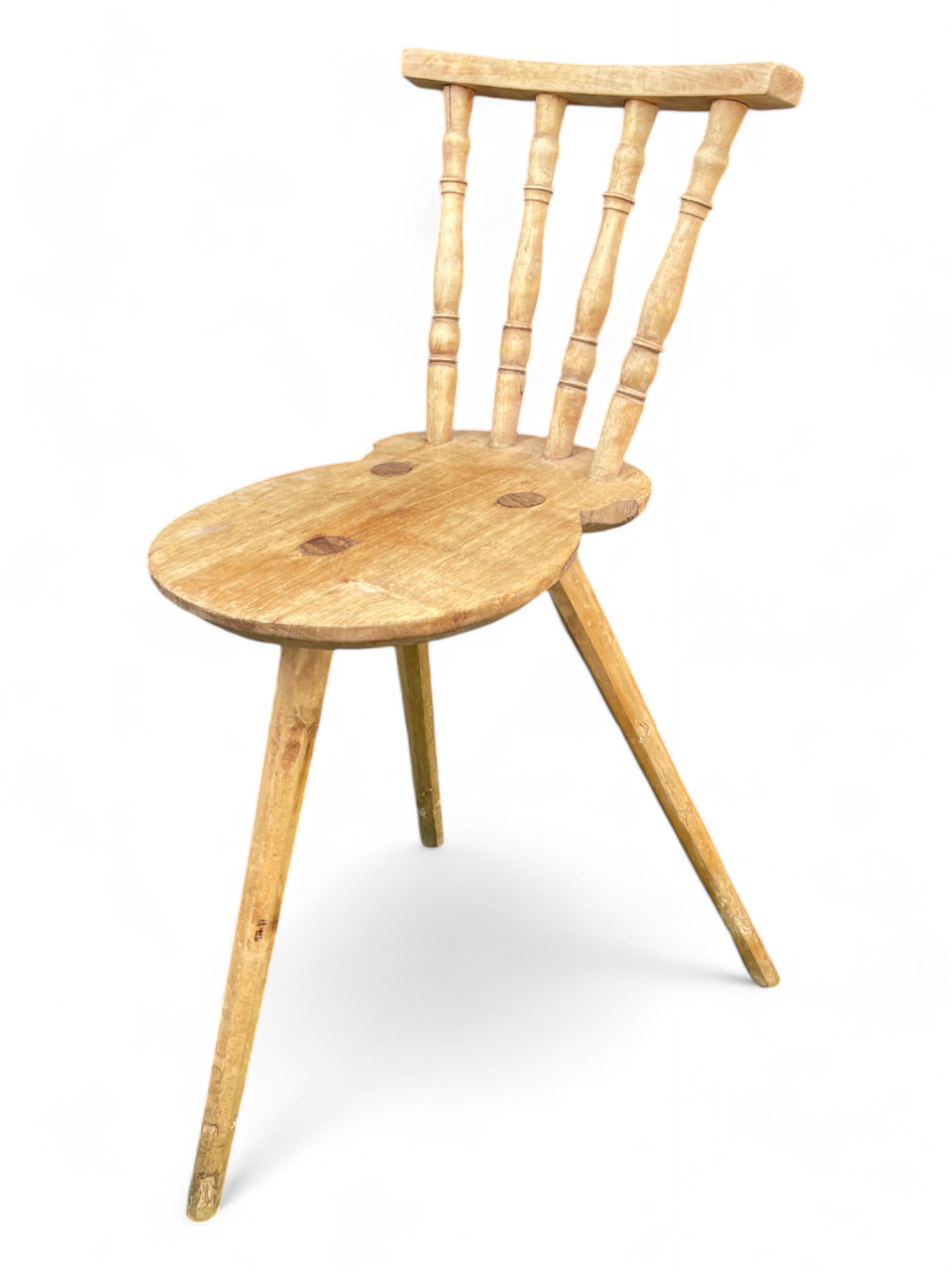 Rustique Chaise alpine rustique italienne en vente