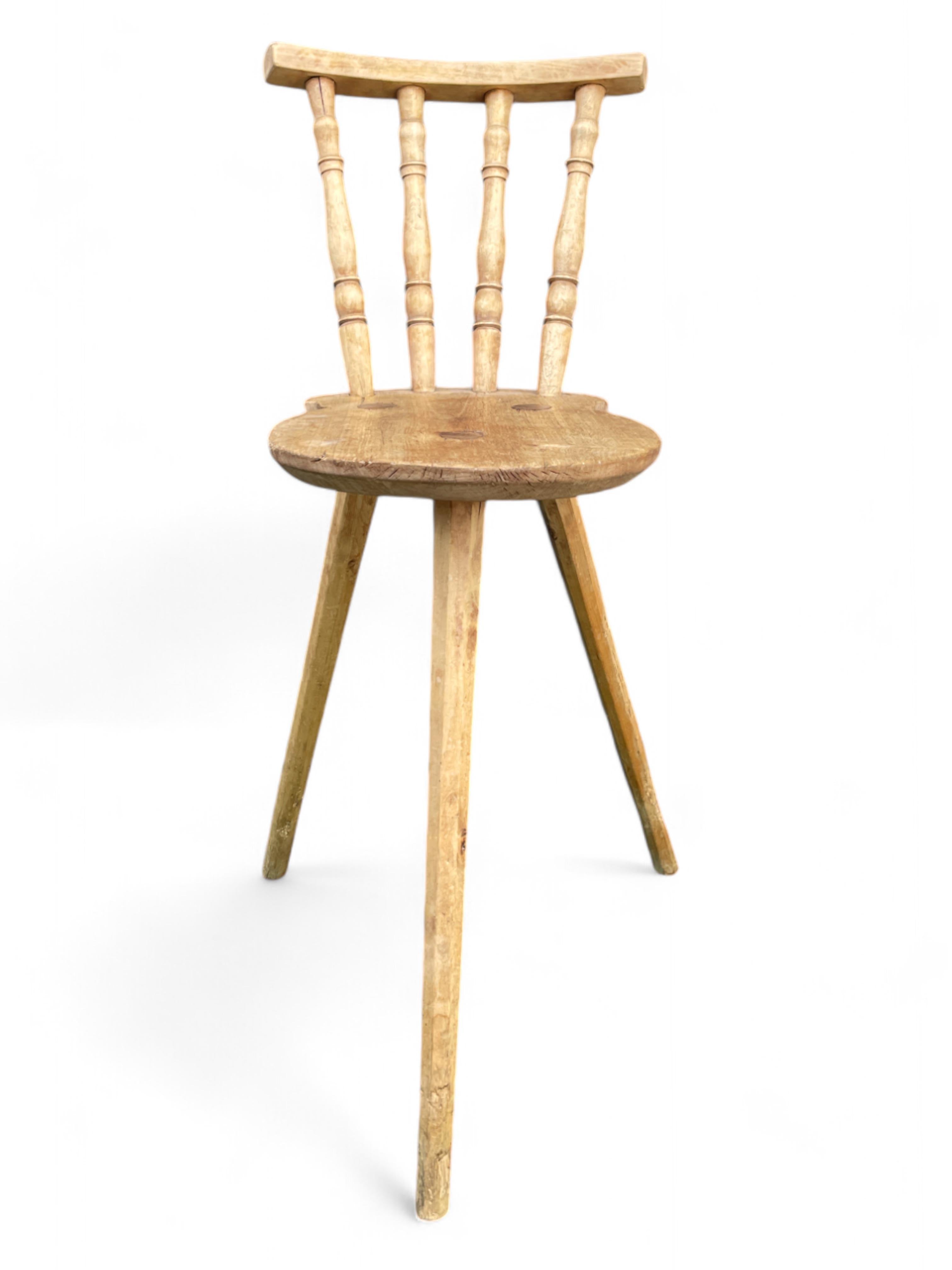 Chaise alpine rustique italienne Bon état - En vente à Vo', Veneto