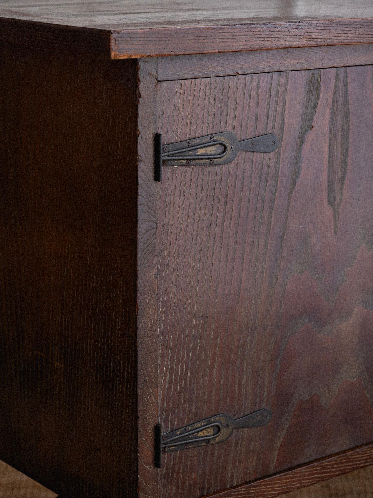 Rustic Italian Cerused Wood Sideboard 2