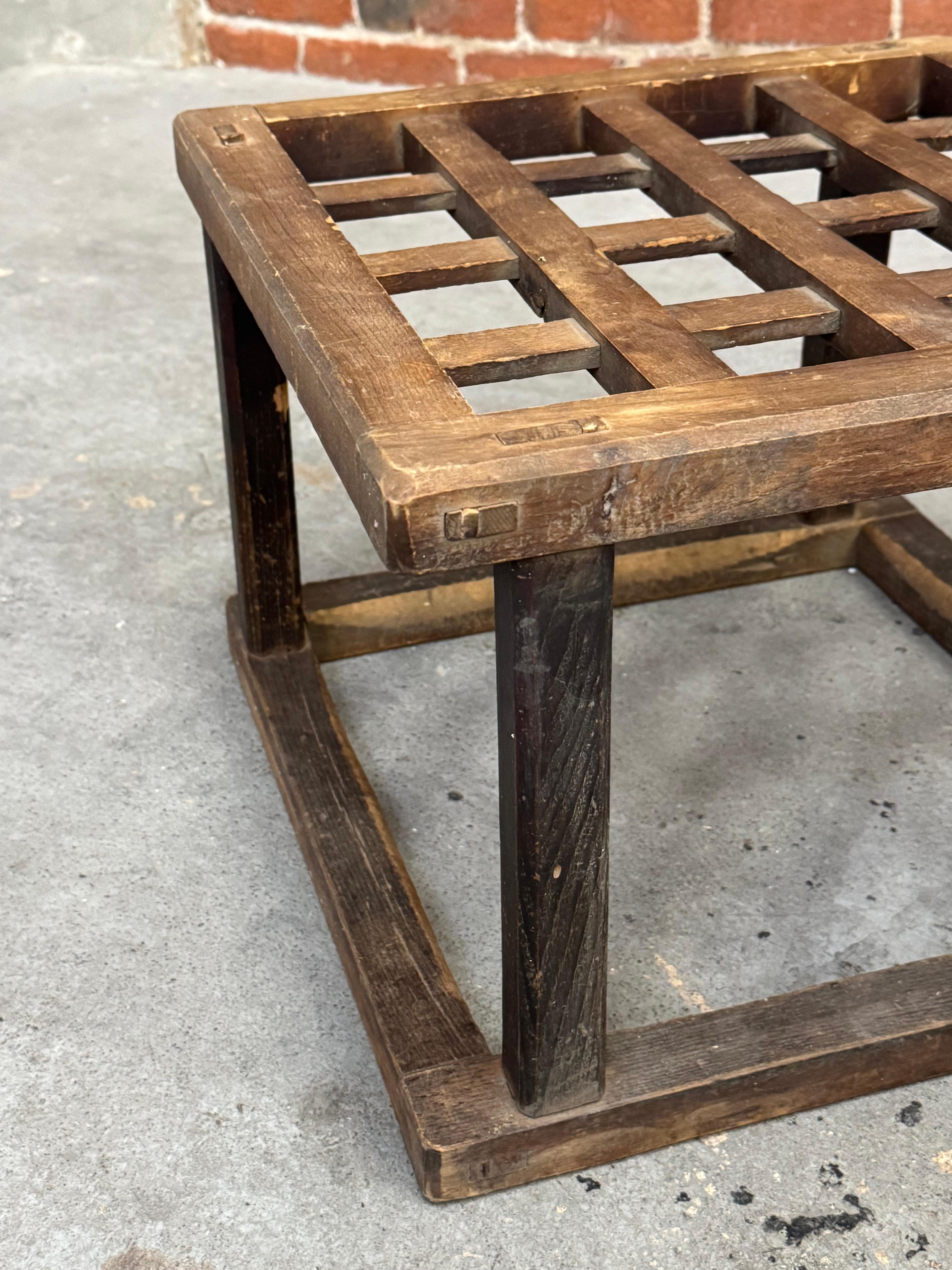 Japonisme Table basse rustique japonaise Kotatsu en vente