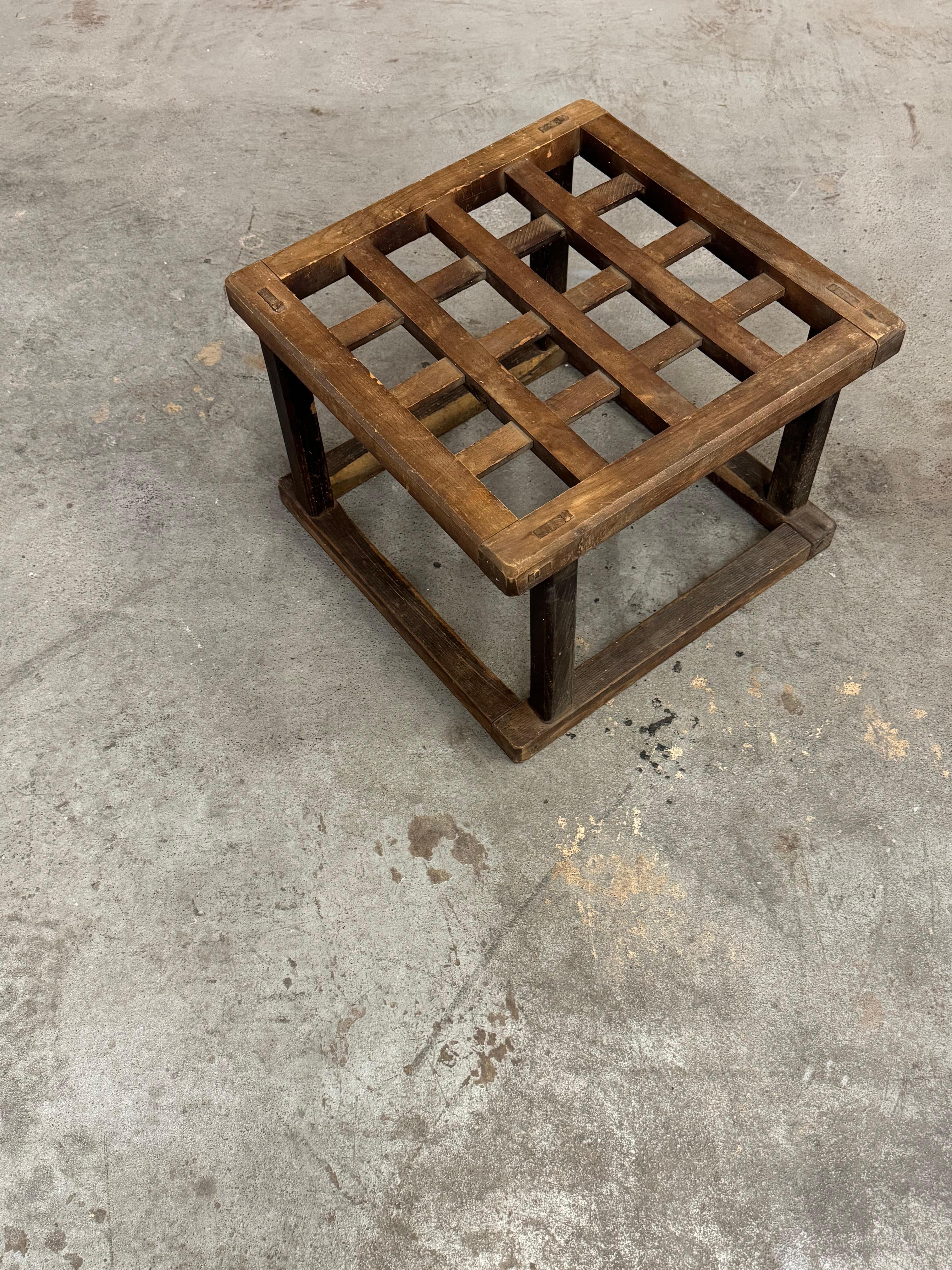 Bois Table basse rustique japonaise Kotatsu en vente