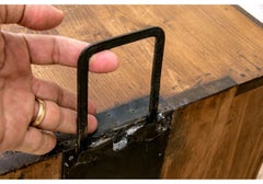 Rustic Japanese Pine Tansu Chest