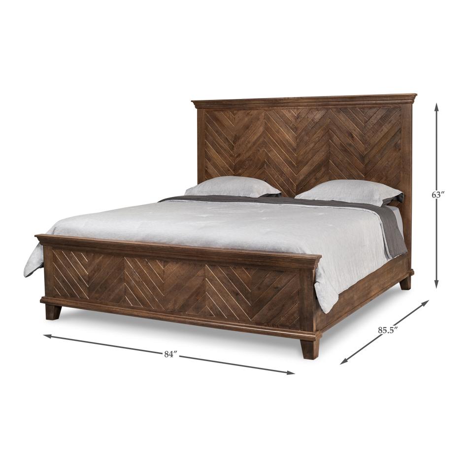 Rustic King Size Bed 3