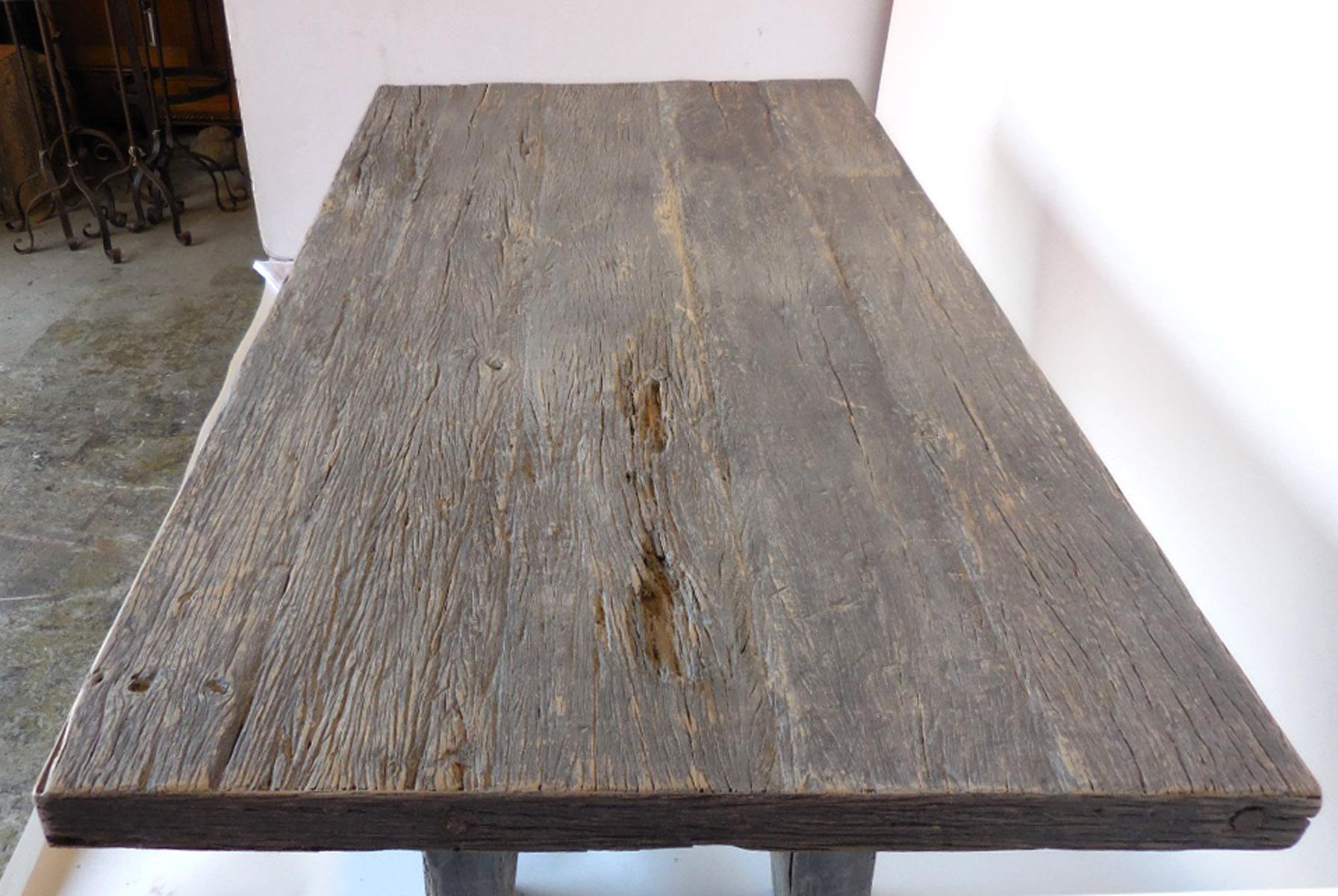 20th Century Rustic Large Scale Table