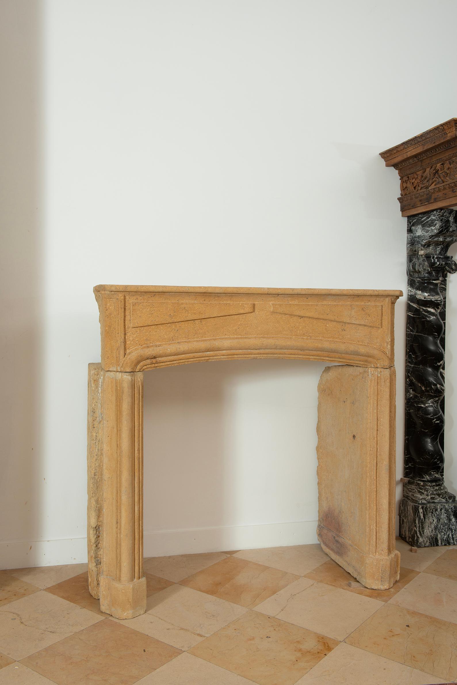 fireplace mantel height
