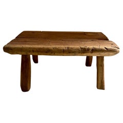 Table basse rustique du Yucatan, Mexique, vers les années 1970