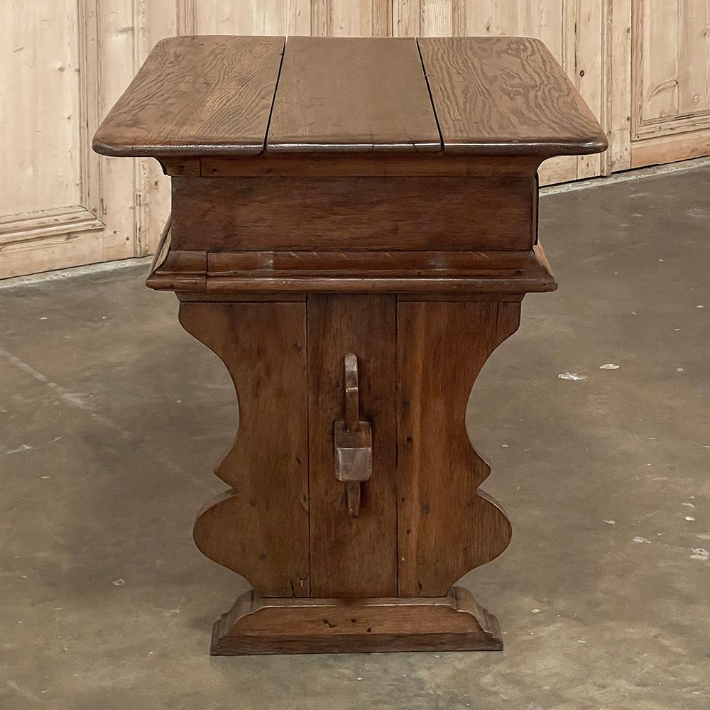 Rustic Mid-19th Century Spanish End Table For Sale 9