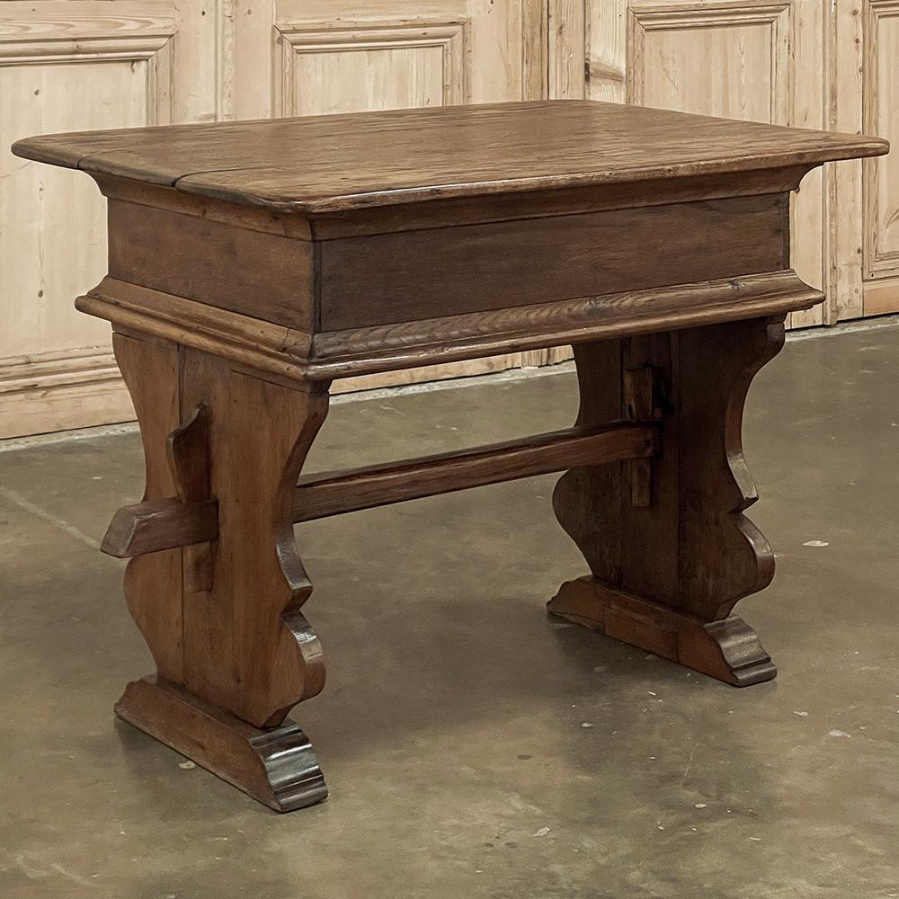 Rustic Mid-19th Century Spanish End Table For Sale 10