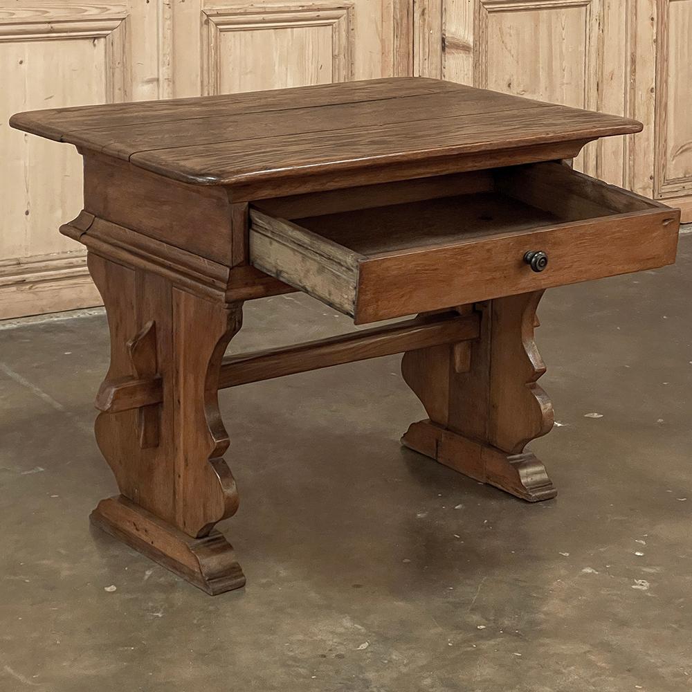 Rustic Mid-19th Century Spanish End Table For Sale 3