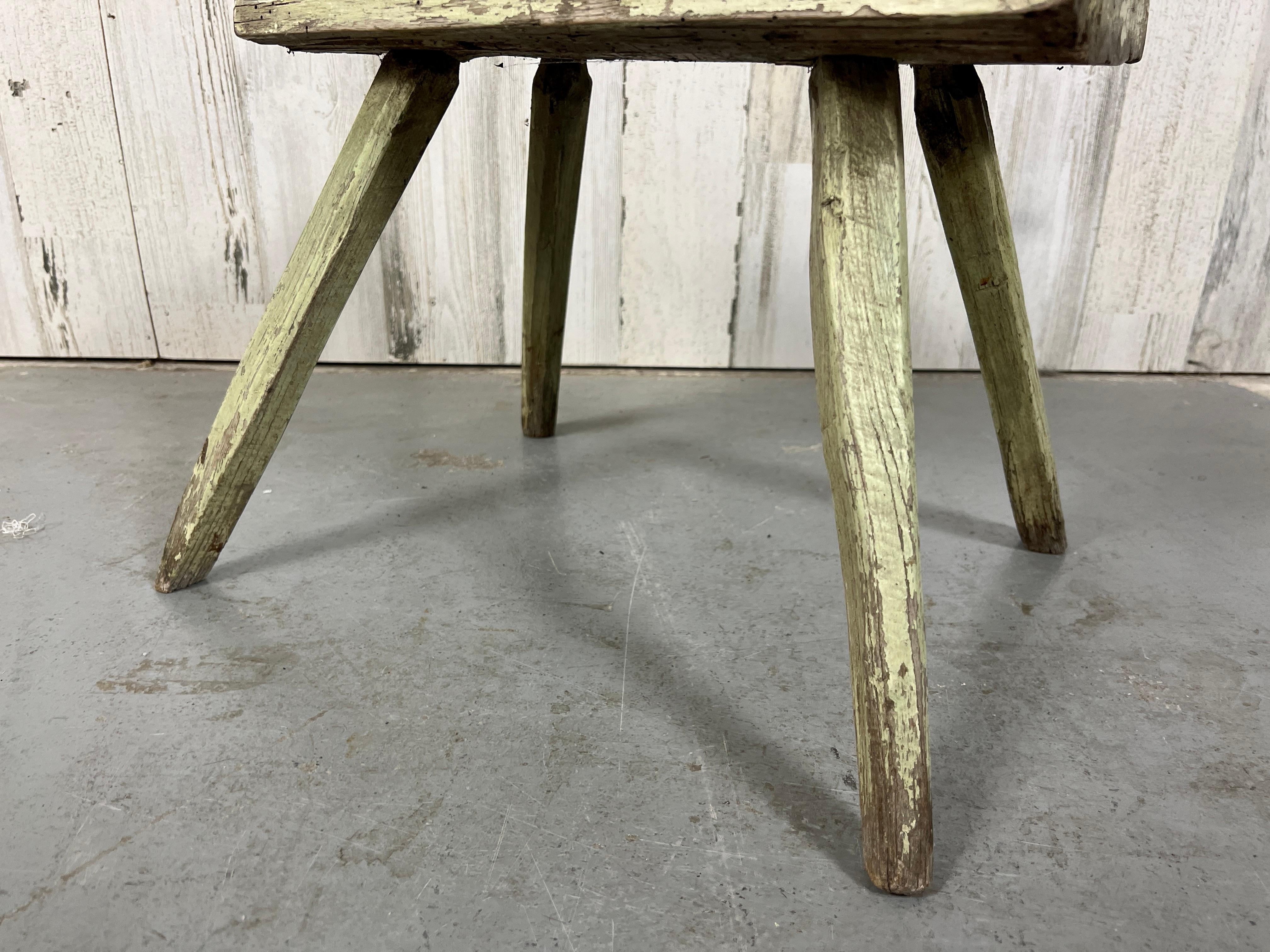 old milking stool