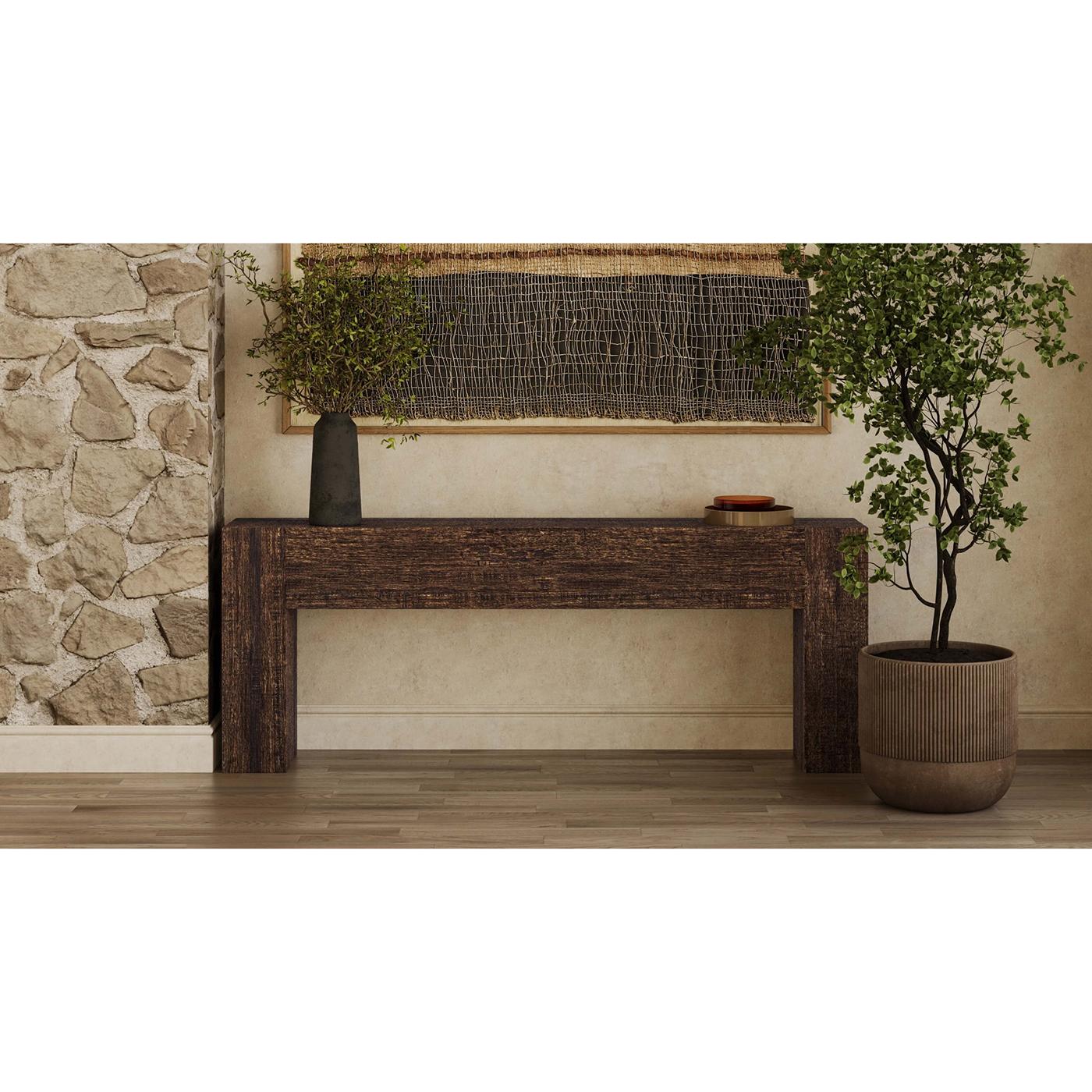 Console minimaliste rustique en vente 1