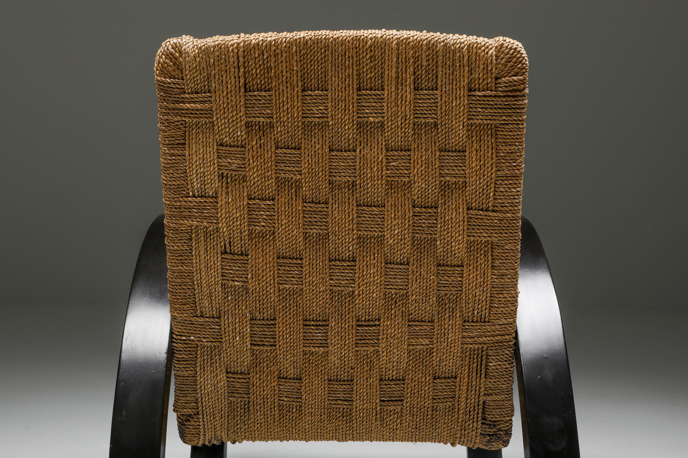 Rustic Modern Armchairs with Ottoman 4