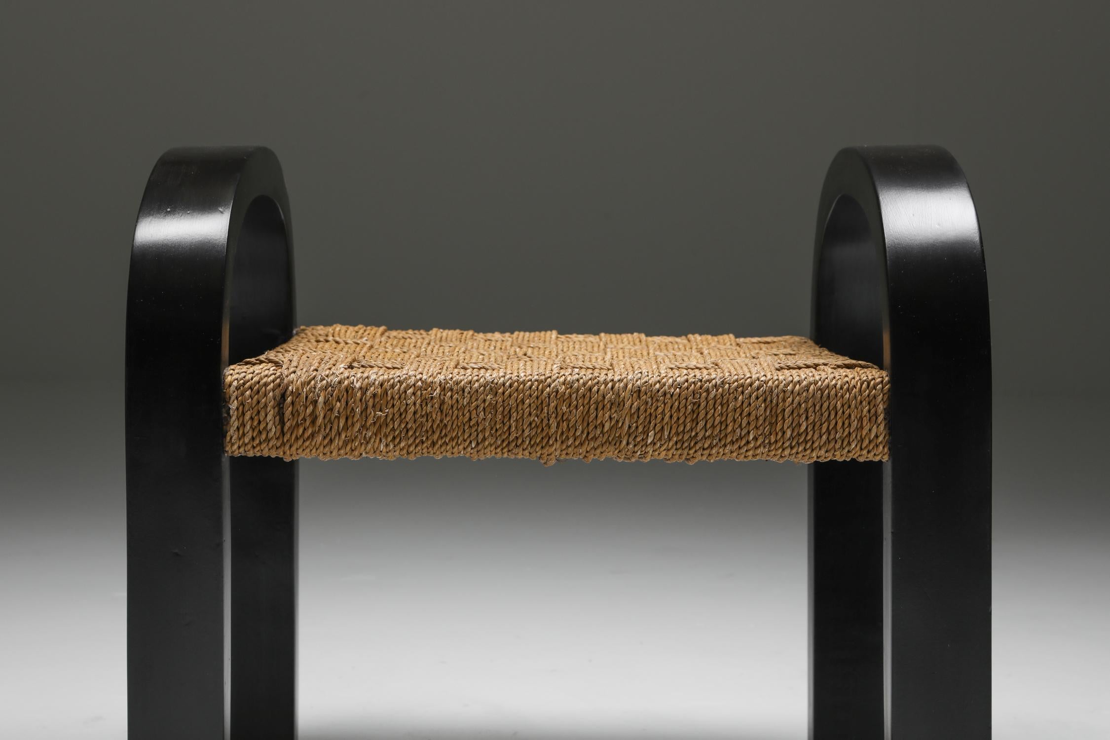 Rustic Modern Armchairs with Ottoman 5