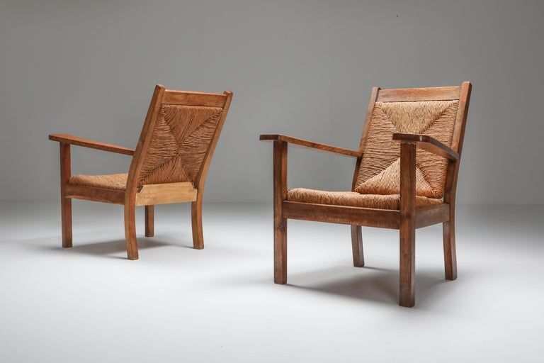 Rustic Modern Chairs 'Worpswede' at 1stDibs