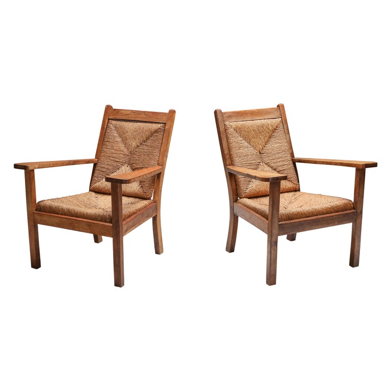 Rustic Modern Chairs 'Worpswede' at 1stDibs