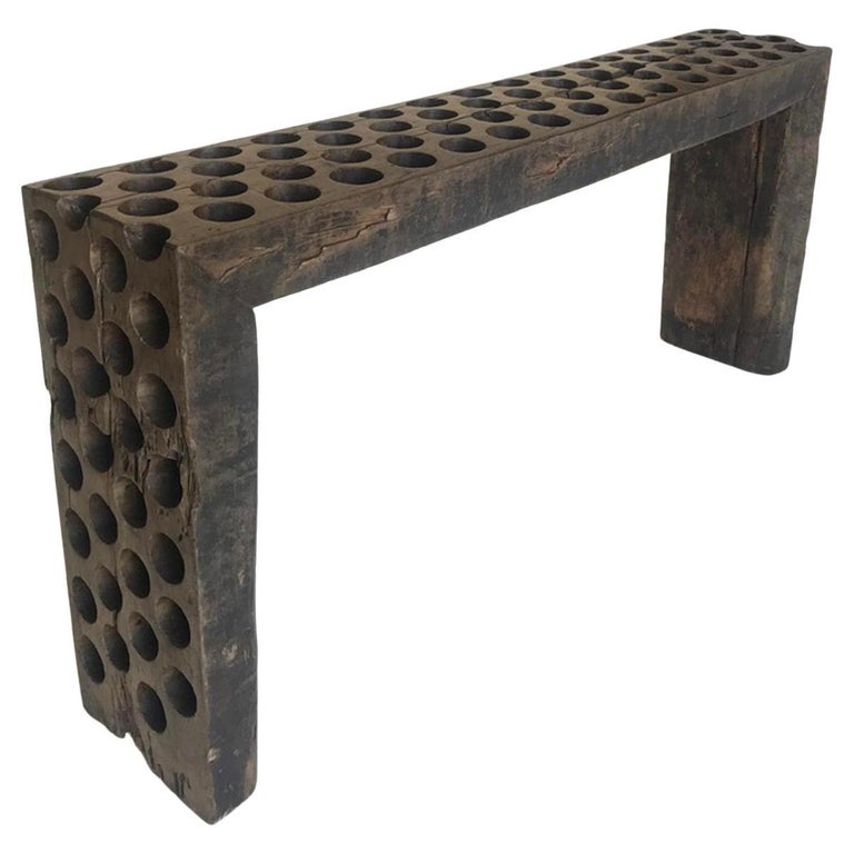 Rustic Modern Console For Sale