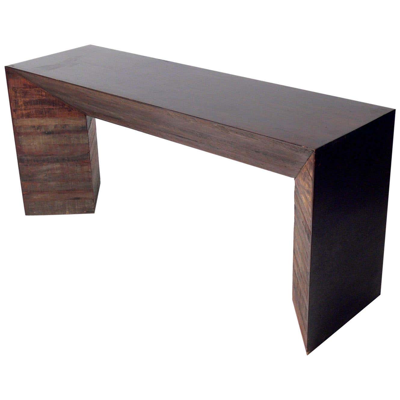 Rustic Modern Console Table For Sale at 1stDibs | modern rustic console ...
