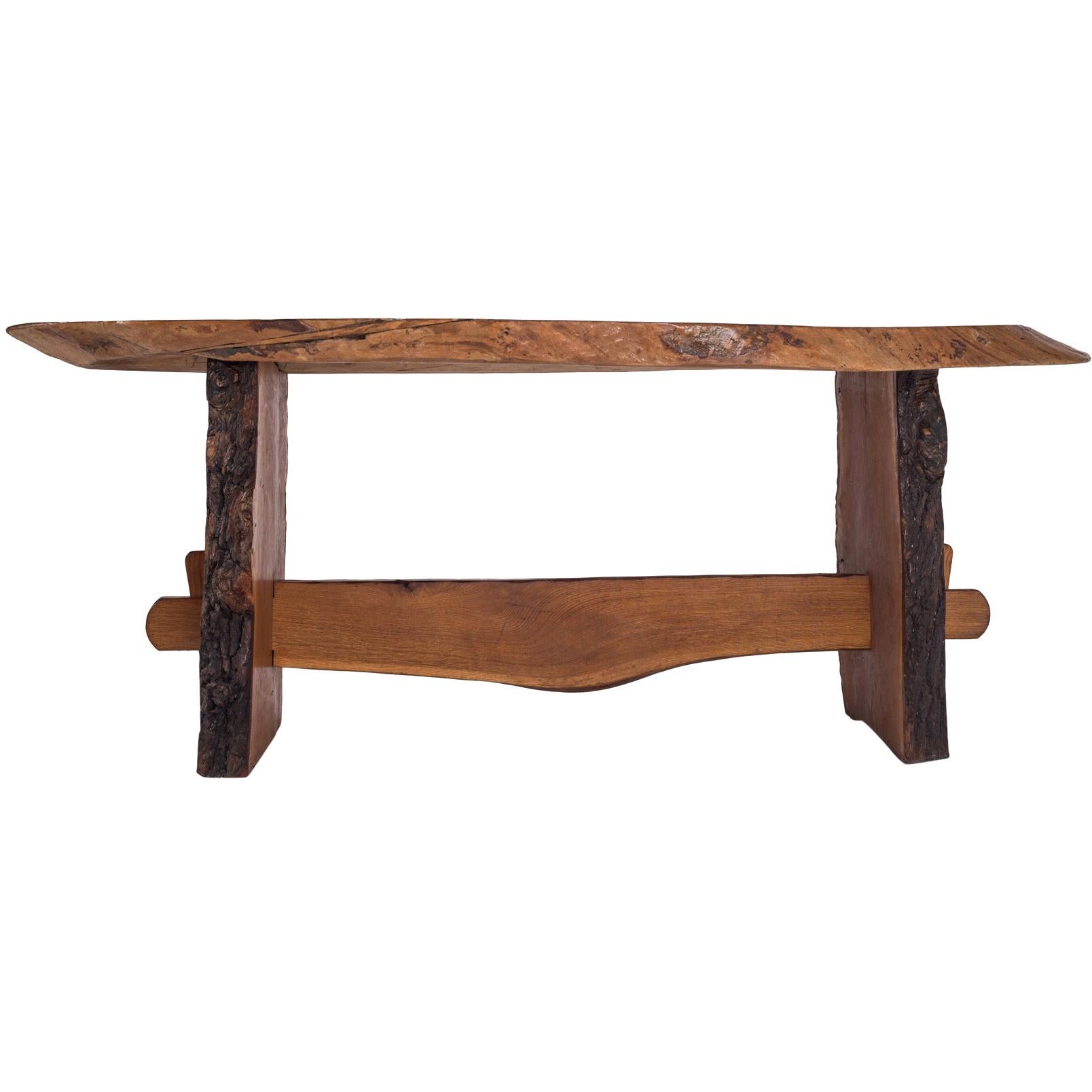 Furcula Modern Solid Wood Dining Table by Izm Design For Sale at