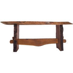 Rustic Modern Dining Table in Solid Wood