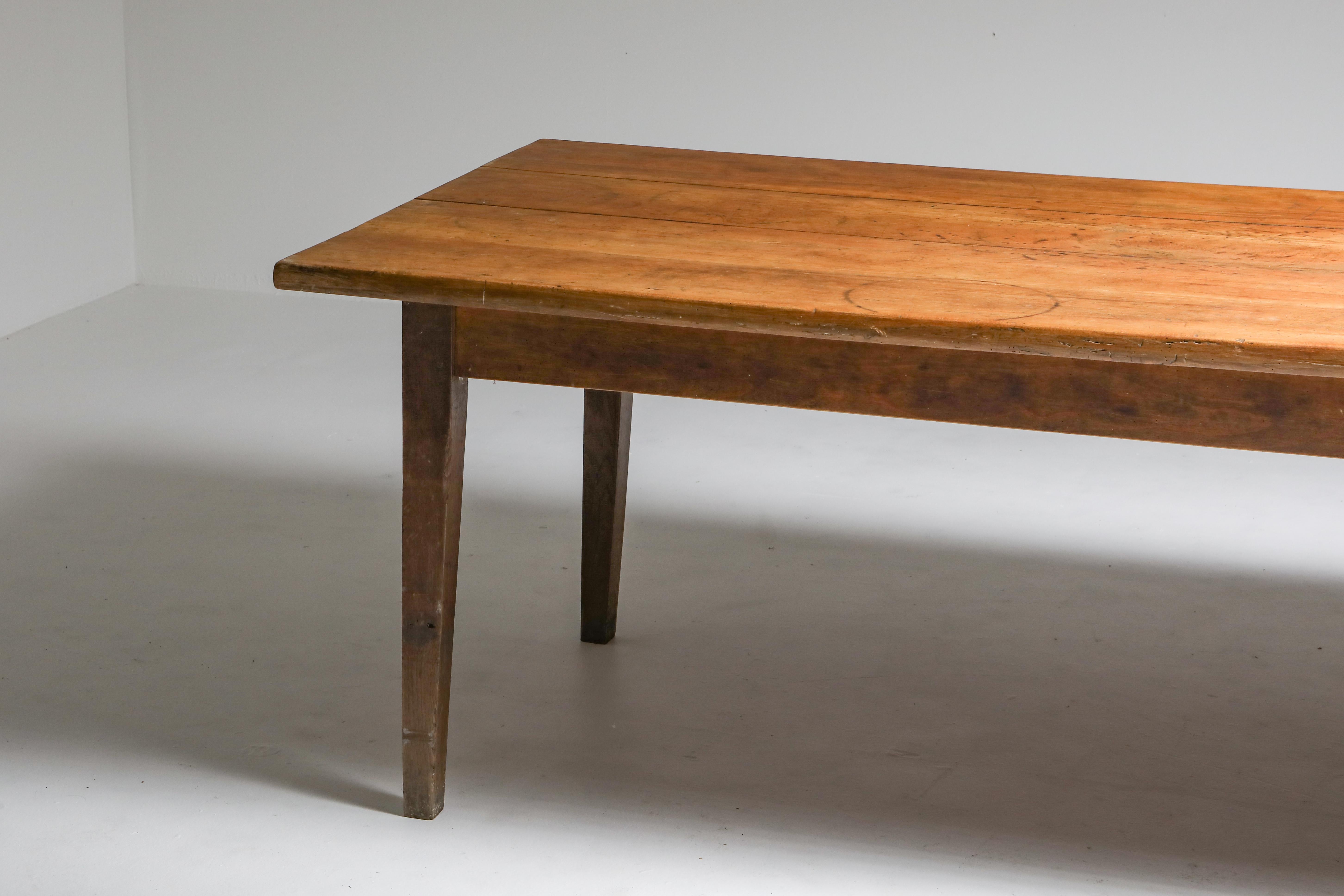 Rustic Modern Oak Farmer's Table from the Early 20th Century - Zoe 2