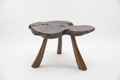 Rustic Modern Sculptured Coffee Table in the Style of Alexandre Noll