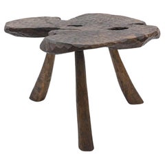 Rustic Modern Sculptured Coffee Table in the Style of Alexandre Noll