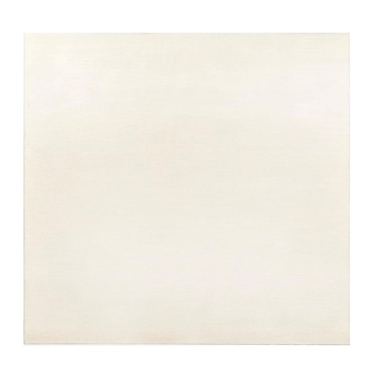 Rustic Modern Square Coffee Table, Drift White For Sale at 1stDibs