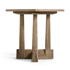 Rustic Modern Square Side Table