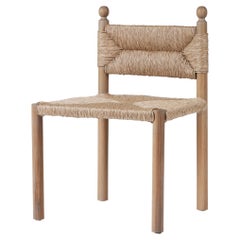 Rustic Modern Sydney Dining Chair Woven Rush by Martin & Brockett
