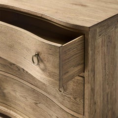 Rustic Modern Three-Drawer Bedside Chest