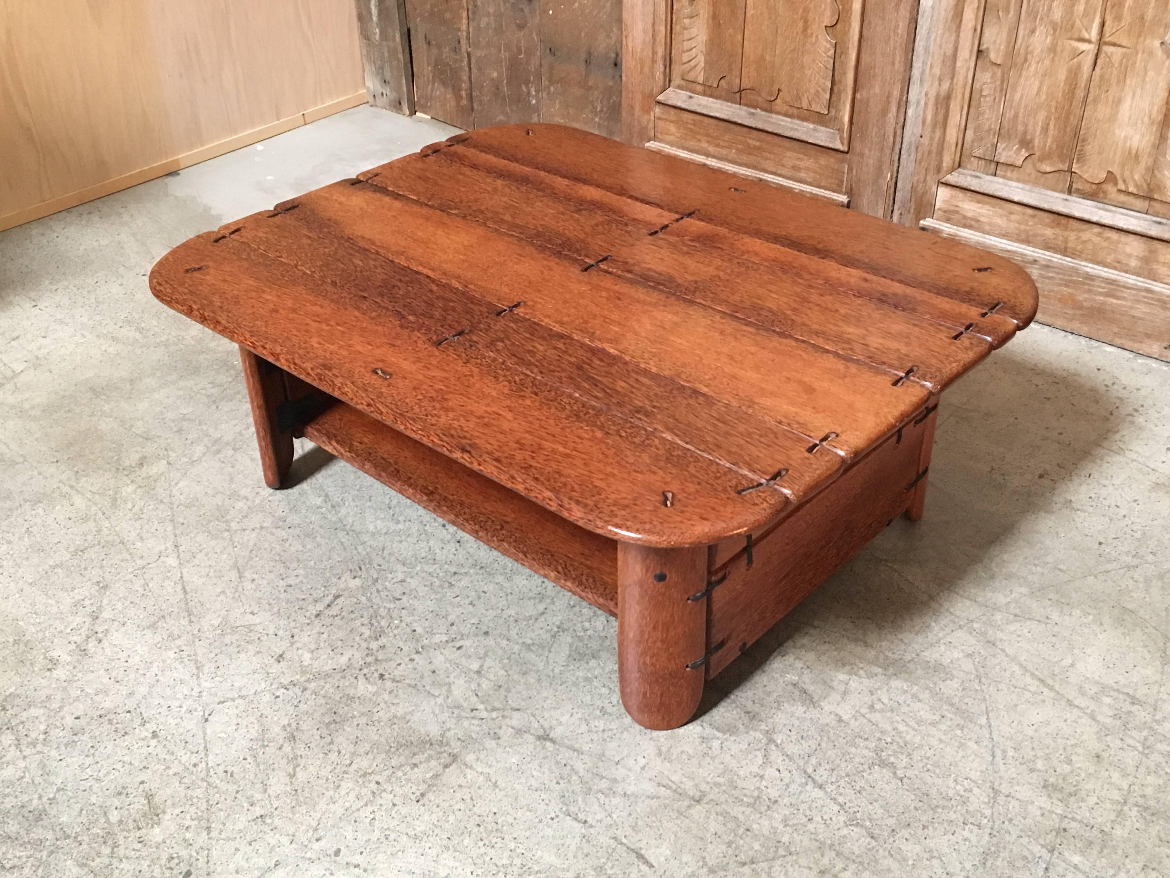 Asian Rustic Modernist Coffee Table by Pacific Green