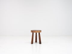 Rustic, Modernist, Vintage Stool/Table, France, c1960s