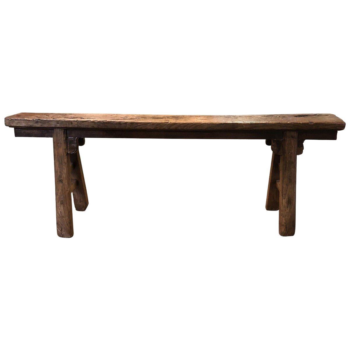 Rustic Narrow Bench, Chinese