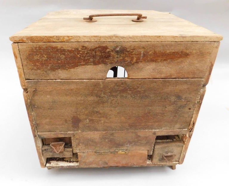 Rustic Northern French Bird Cage For Sale at 1stDibs