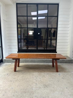 Rustic Oak Bench, circa 1920's