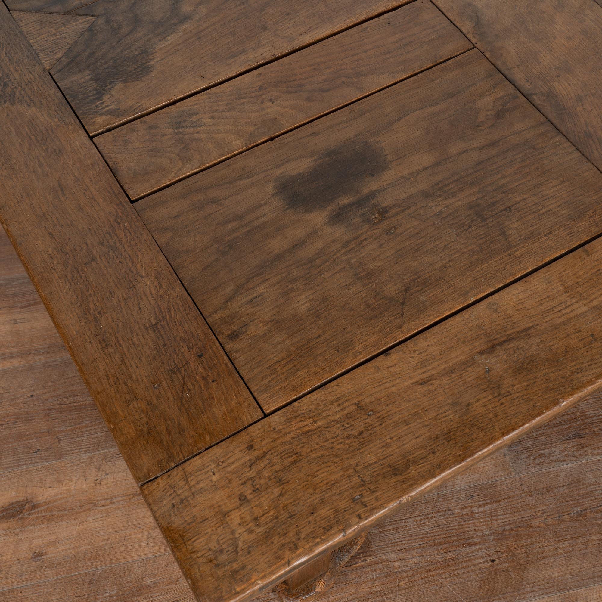 Rustic Oak Coffee Table, circa 1900's from Hungary 2