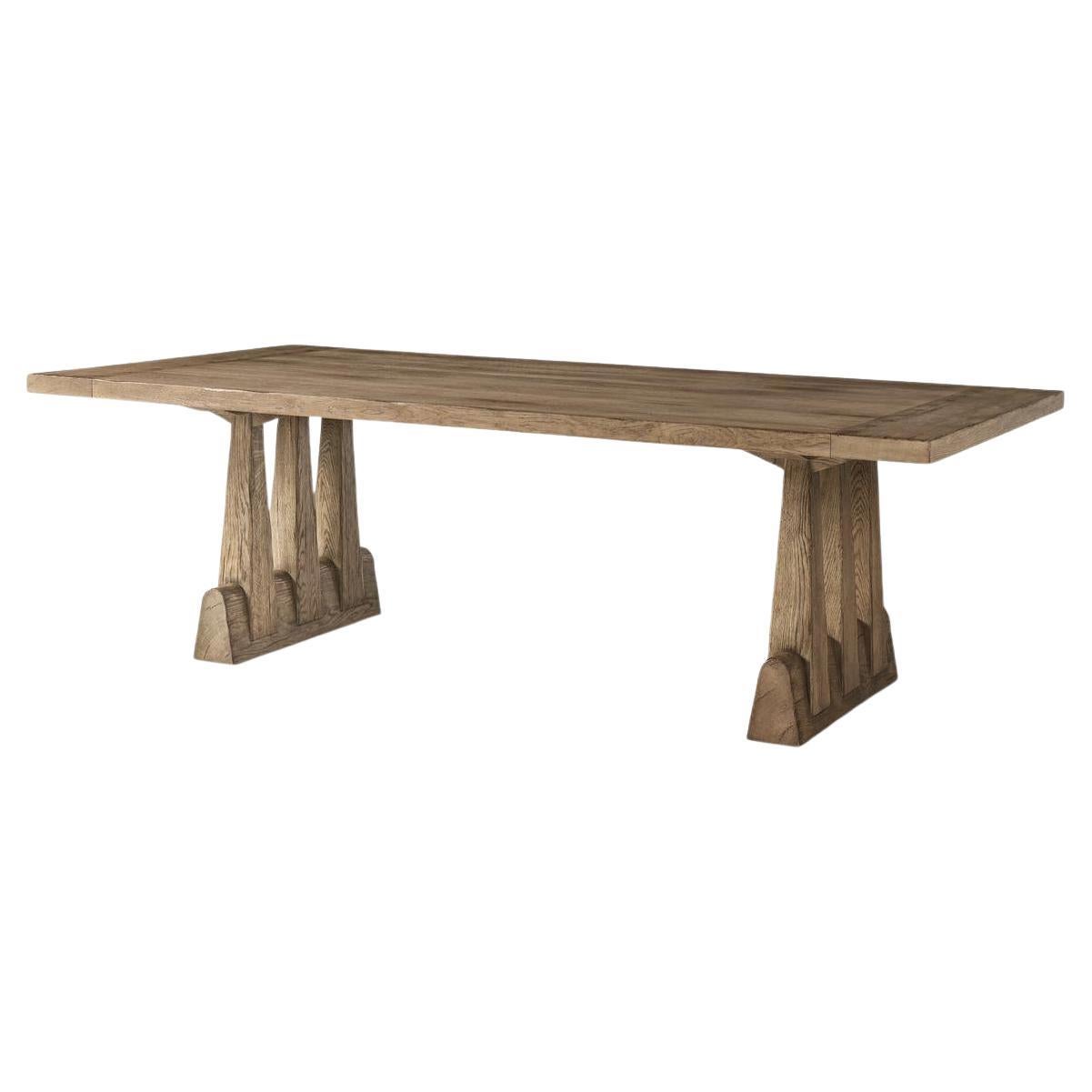 Rustic Oak Dining Table