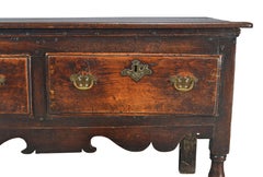 Rustic Oak Dresser on Turned Legs