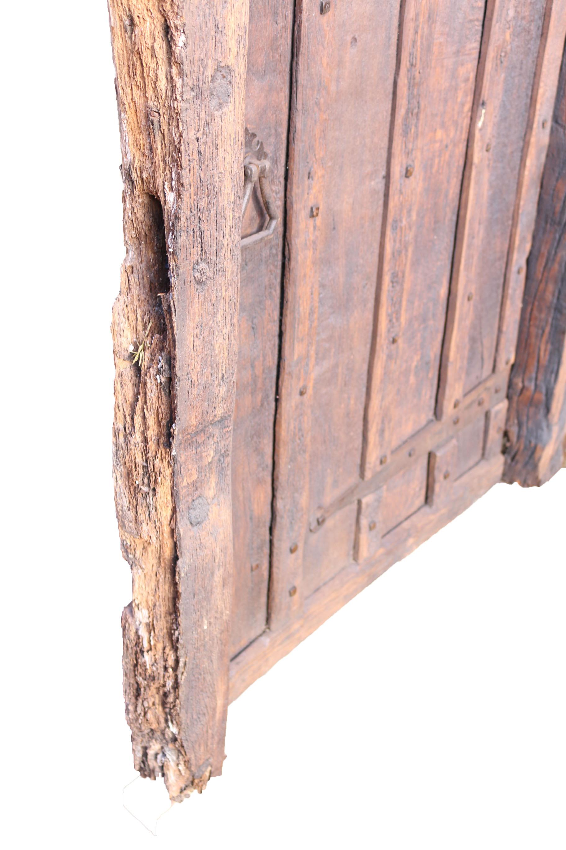 Rustic Oak Exterior Door and Frame 3