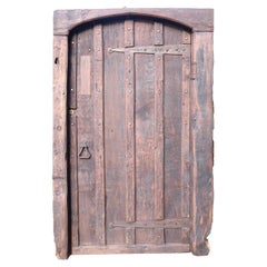 Rustic Oak Exterior Door and Frame