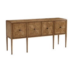 Buffet à quatre portes en chêne rustique
