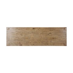Rustic Oak Large Console Table
