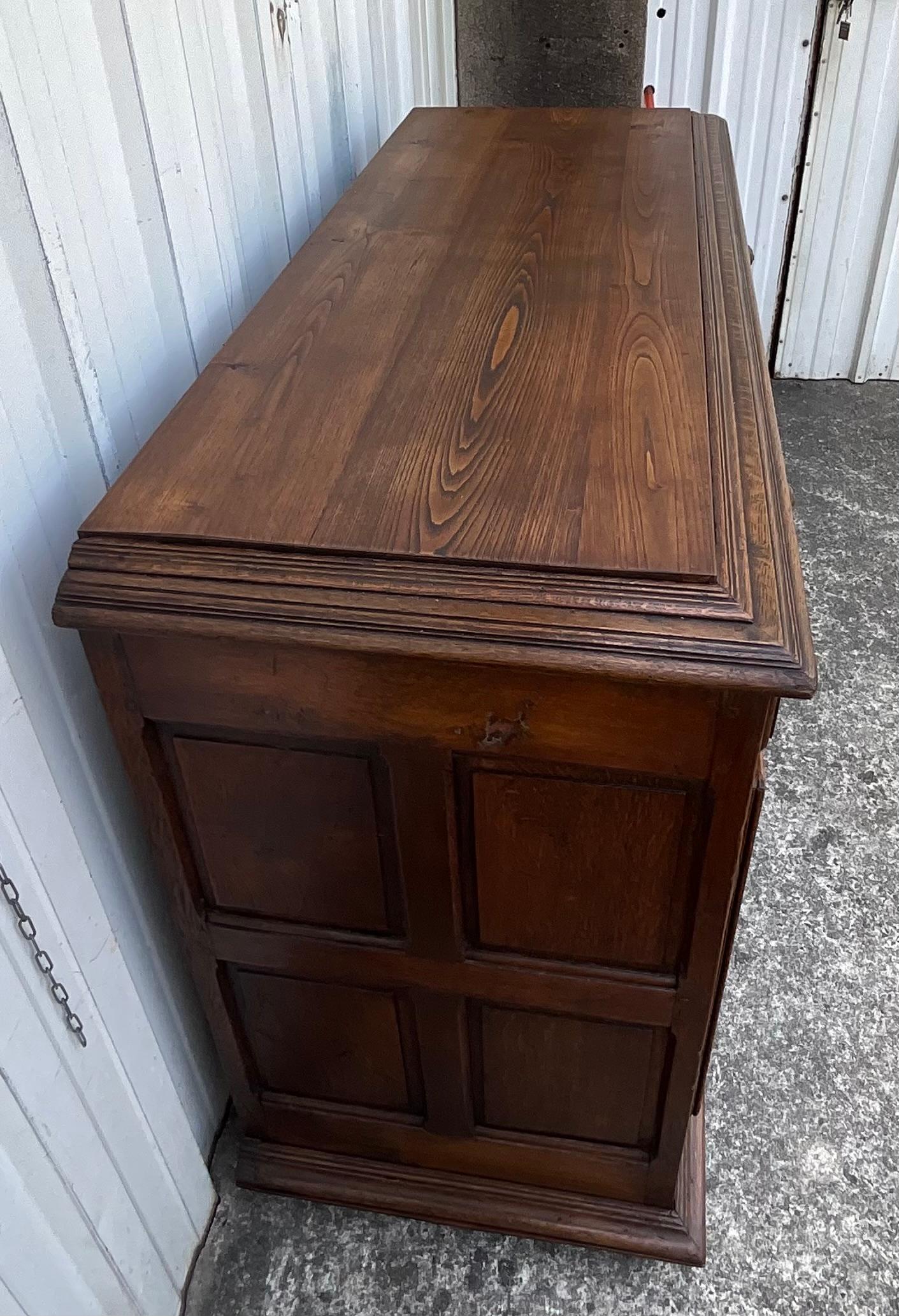 Rustic Oak Sideboard – 18th Century For Sale 11